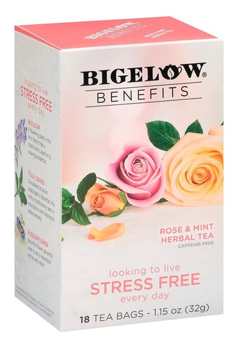 Bigelow Te Herbal Rosa Y Menta - Unidad a $2499