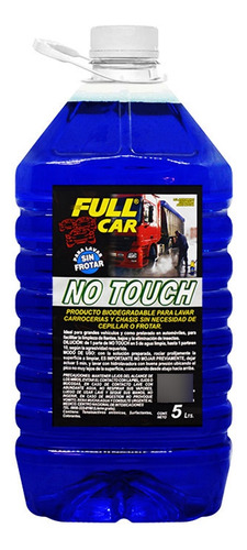 No Touch Shampoo Sin Friccion  Desengrasante Full Car