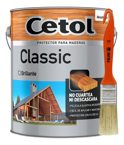 Cetol Classic Brillante 1 L + Pincel N 10 Ambito