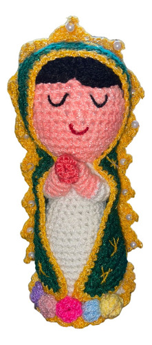 Virgen Guadalupe Artesanal Tejida Crochet