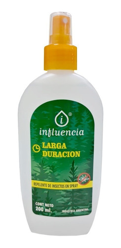 Repelente Insectos Mosquitos Influencia Larga Duración 200ml