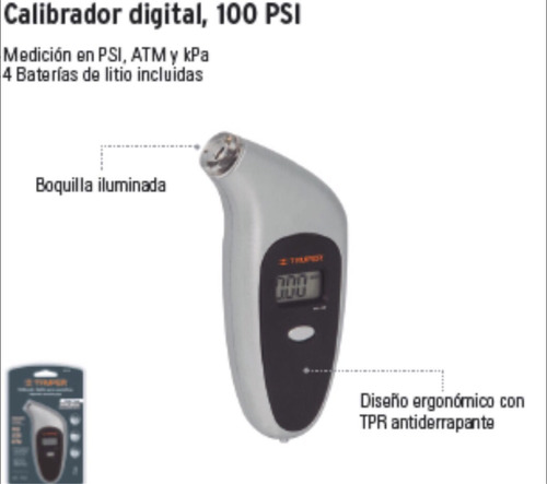 Calibrador Digital 100 Psi Gratis Envio