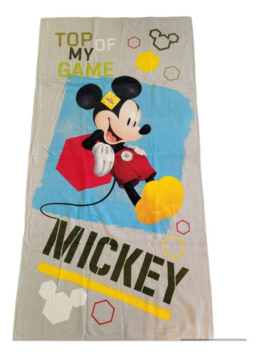 Toalla Algodón Medio Baño Niño  Y Niña Mickey - Minnie