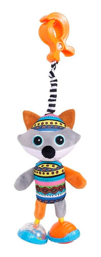 Colgante Lobo Biba Toys - Sonajero Lobo -vamosajugar