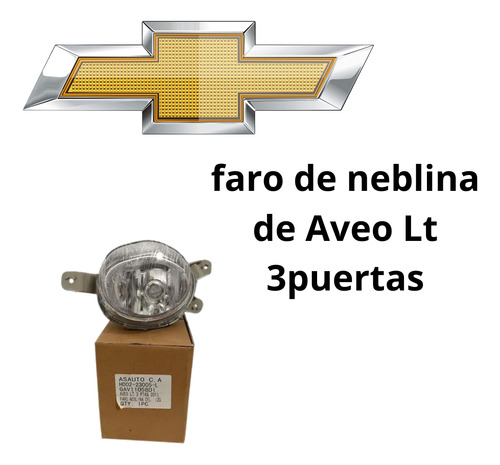 Faros De Antiniebla De Aveo Lt 3 Puertas  Marca Kotech