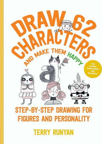 Libro: Desenhe 62 Personagens E Faça-os Com Desenhos Passo A