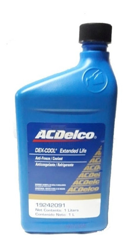 Liquido Refrigerante Acdelco X1 Litro Original Chevrolet