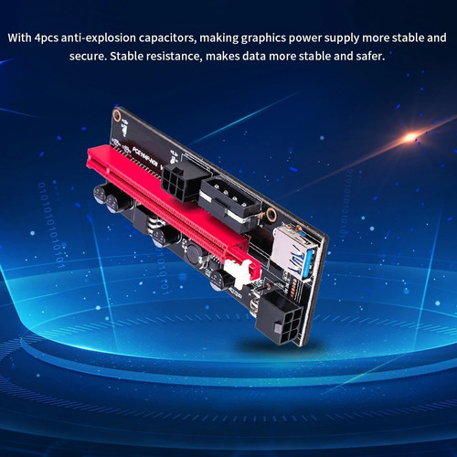 Imagem 6 de 6 de Cabo Placa Riser Usb 3.0 Pci-e 009 Mineração Ethereum Btc