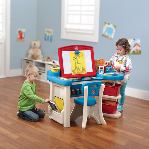 Escritorio Para Niños - Step2 - Mesa De Arte Multicolor