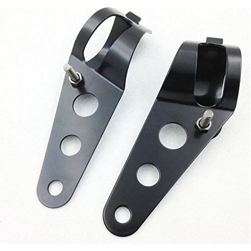 Motor Side Mount Headlight Clamp Brackets Compatible Wi...