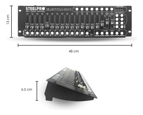 Controlador Dmx 384 Canales Electra By Steelpro