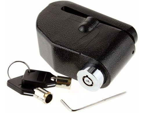 Candado-alarma Freno Disco Seguridad Para Motocicleta Y Bici