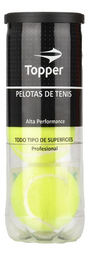 Tubo Pelotas De Tenis X3 Tennis Balls Topper All Court