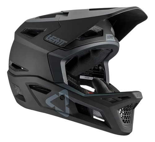 Capacete Leatt Gravity 4.0 Preto Dh Enduro Mtb