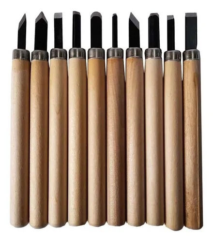 Gubias Para Tallado Y Artesanía - Set 10 Unidades