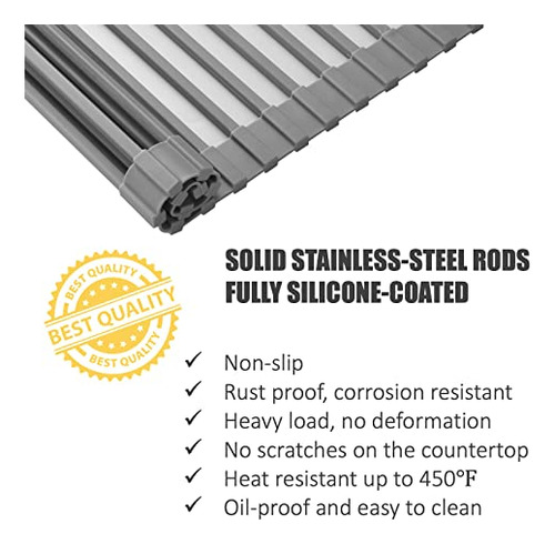 Acero Inoxidable Recubierto De Silicona Sobre El Fregadero R