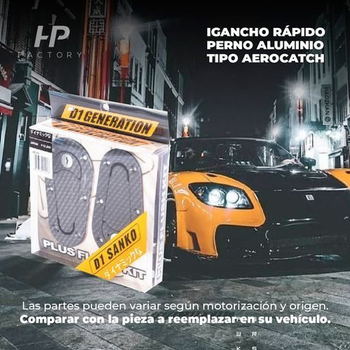 Imagen 2 de 10 de Trabas Capot Competición D1 Sanko