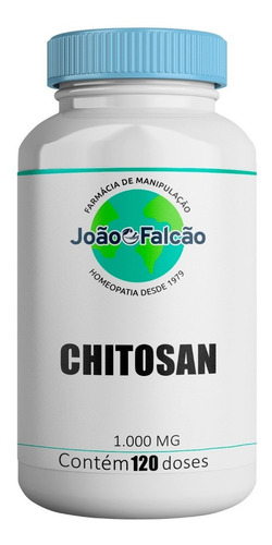 Chitosan 1.000mg 120 Doses Sabor Natural