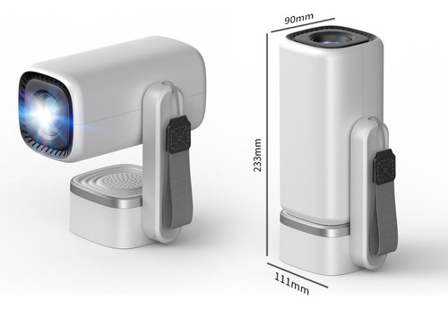 . Projetor De Acampamento Inteligente 4k Portátil Com
