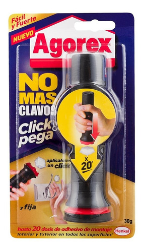 Agorex No Mas Clavos Click&fix +20 Clicks | Henkel