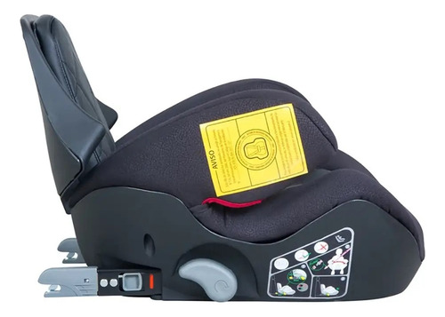 Silla De Auto Alzador Go Isofix Black Stone Infanti / Pimpo