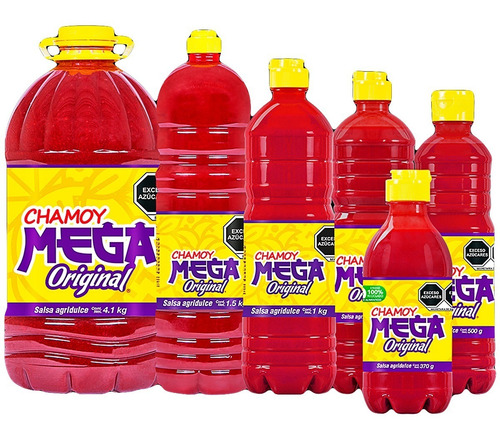 Salsa Chamoy Mega Original 1.5 Kg Salsa Agridulce Original