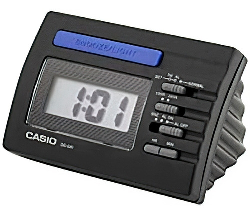 Reloj Despertador Digital Casio Negro Dq-541