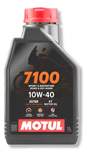 Óleo 7100 10W40 4 Tempos 1 Llitro Motul