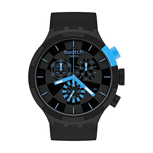 Reloj Casual Swatch Big Bold Chrono Quartz Correa De Silicon