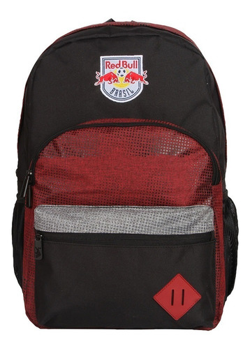 Mochila Notebook Red Bull Original Vermelha Preta Block Red