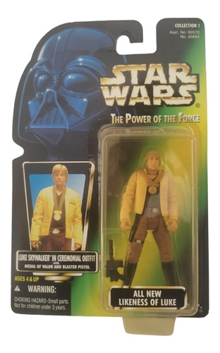 Luke Skywalker Ceremonia Star Wars Power Of The Force Kenner