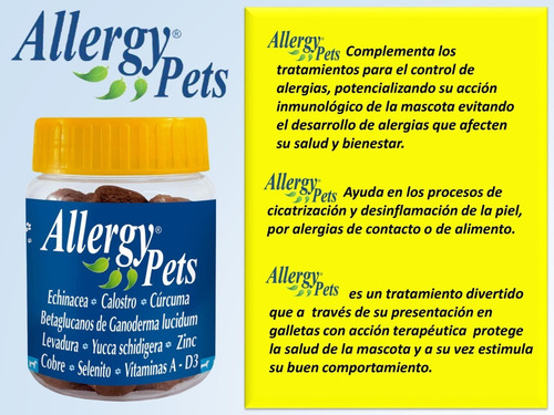 Imagen 2 de 2 de Vita Crunch Allergy Pets Para Las Alergias En Mascotas X 100