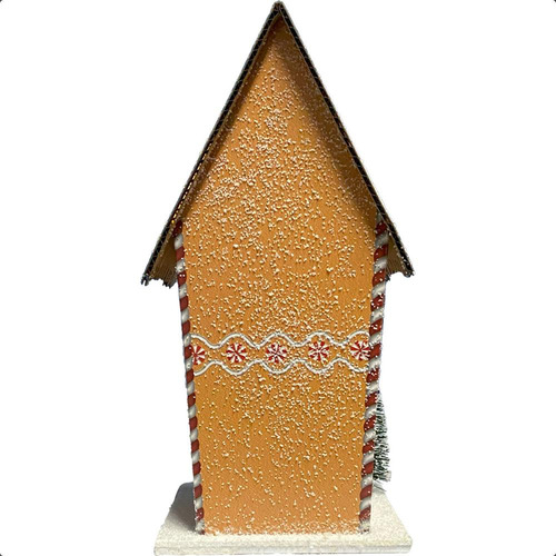 Casinha Gengibre De Luxo 22cm Led Mini Árvore Natal Biscoito