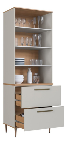 Cozinha Modulada Completa Isabelle 10 Peças Com Torre Wt