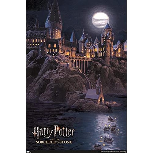 Harry Potter Y Piedra Filosofal - Hogwarts De Noche Pó...