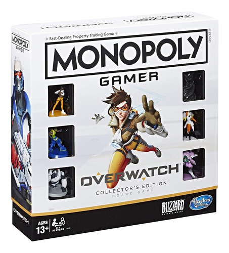 Monopoly Gamer Overwatch Edición Coleccionista Juego De Mesa