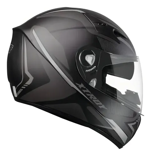Capacete Ebf Xtroy Drone Preto E Prata Com Oculos