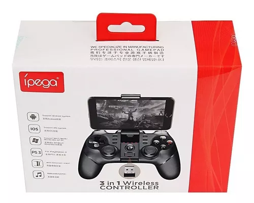 Ipega-PG-9076 Controlador de Jogo Bluetooth, 2.4G Gamepad Sem Fio