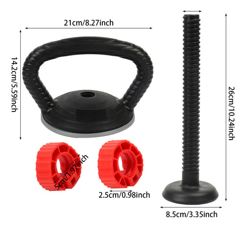 Convertidor De Mango De Kettlebell Ajustable 2 Mango Y 1 Bar