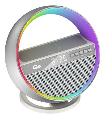 Altavoz Bluetooth G5 Rgb Rhythm Lighting Y Cargador Inalámbr