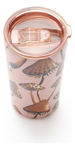 Copo Farm Glub 500ml Cogumelo 78323677 Cor Rosa