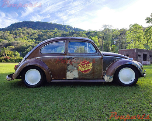 Volkswagen Fusca 1965 Ratlook Rat Look Hood Ride Poaparts