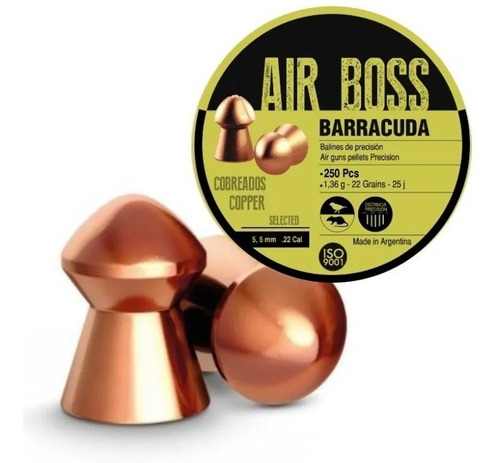 Balines Air Boss Barracuda 5.5 Mm. X250 