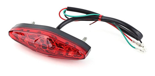 Rear Tail Lights,12v 15 Led Motorcycle Brake Stop Running Ta