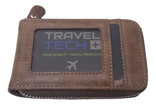 Tarjetero Organizador Travel Tech 100% Original - Cuero Pu