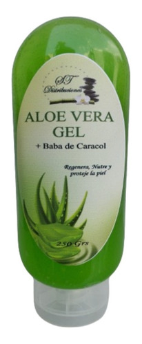Gel De Aloe Vera + Baba De Caracol X 250 - g a $100