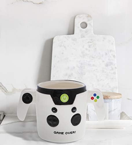 Mugniv Game Over Controller Taza Novedosa: Tazas De Café De