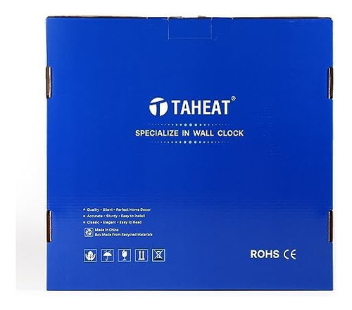 Taheat De 8 Pulgadas Flores Flores Reloj De Pared, Pequeños