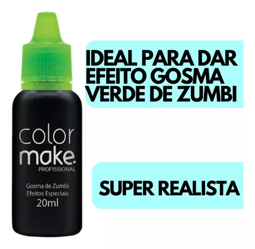 Maquiagens Artísticas Gosma de Zumbi - 20ml - Extra Festas