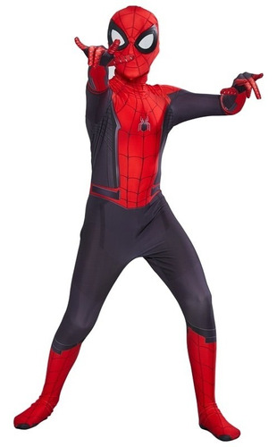 Fantasia Spider Man Infantil - Cosplay Máscara Homem Aranha